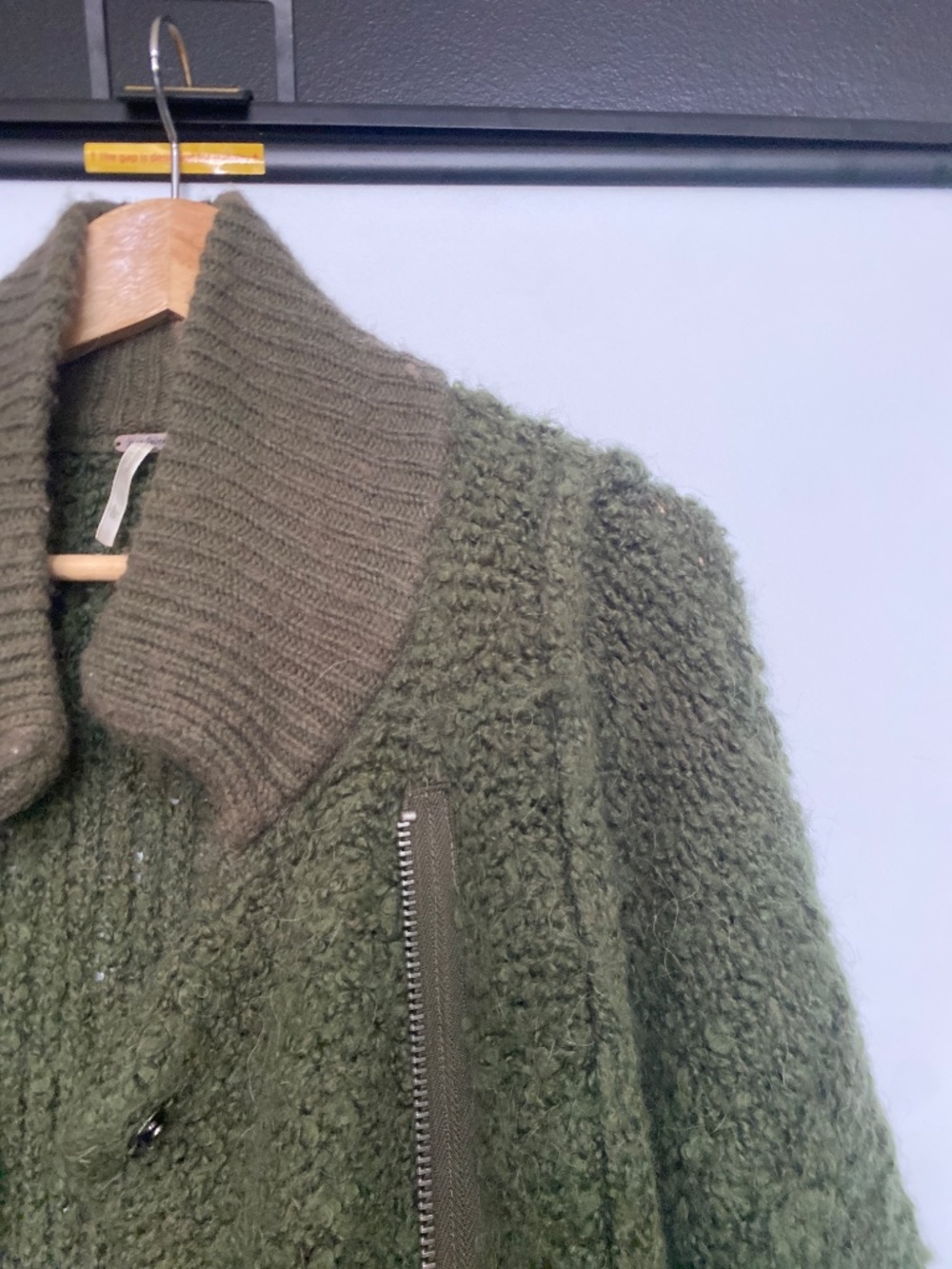Free People L Cuddle Up Knit Cardigan Sweater Jacket - Picture 8 of 12